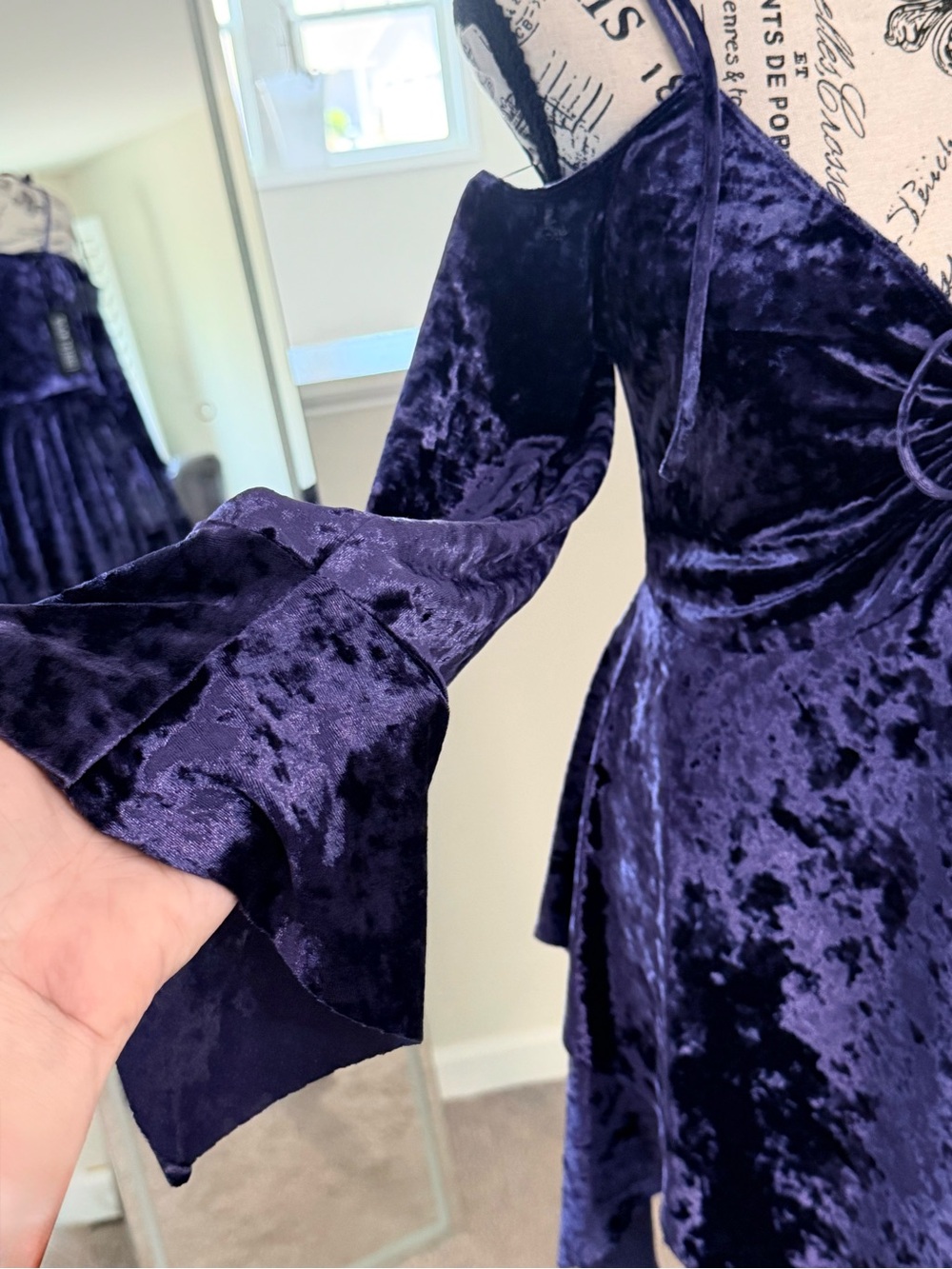 NWTDolls Kill Current Mood F is for Fairies Handkerchief Dress Purple Velvet XXL - Picture 3 of 6